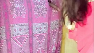 Indian Glory hole stepmom enjoy his first glory hole with stepson in the kitchen - 5 image