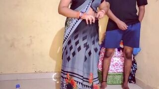 Part 2, hot Indian Stepmom got fucked by stepson while taking shower in bathroom with Clear Hindi audio
