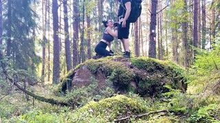 Chloe Playful - My horny weekend in the forest sucking cock Sweden 2022