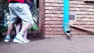 Fucking my neighbors wife in the garden