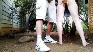 Fucking my neighbors wife in the garden