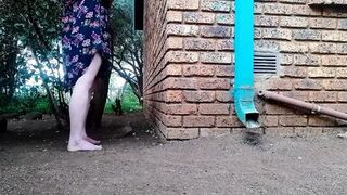 Fucking the neighbors wife in the garden