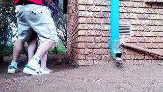 Fucking the neighbors wife in the garden