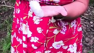 Enjoying our favorite sextoys in the forrest - 13 image