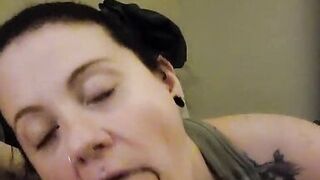 My Hot Wife Deepthroating in Bed