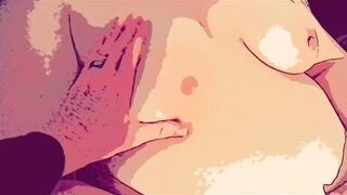 Was it Dream Fucking? Different kind of video. Chubby wife hairy pussy blowjob handjob doggy comic