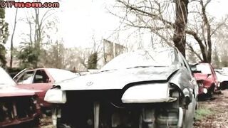 Amateur busty bigboobed MILF closeup banged by lover