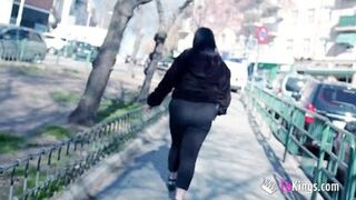 SUPER-BUSTY Sandra is back! She wants to enjoy outdoors fun and to get dicked - 3 image