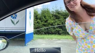 Two students gave a ride to fellow traveler MILF to creampie