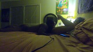 Sexy MILF mom rough rides big black dick