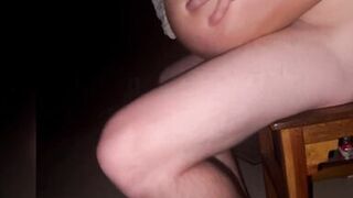 Goddess milf sucks/fucks until he stands her up and fucks from behind in public