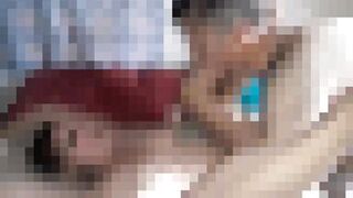 Amateur milf does first double